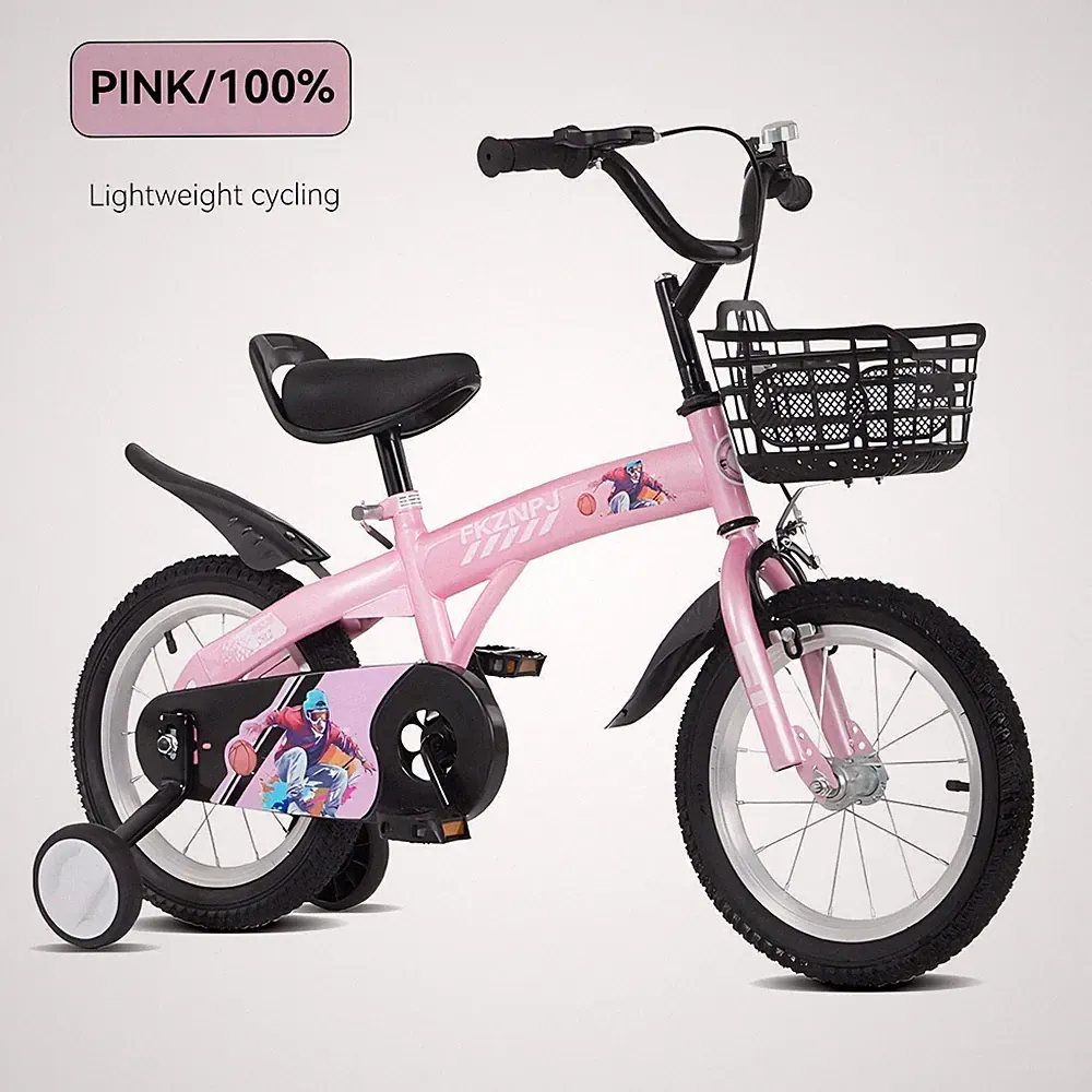 Kids Mountain Bike 18 Inch Outdoor Bicycle with Adjustable Handlebar Sporty